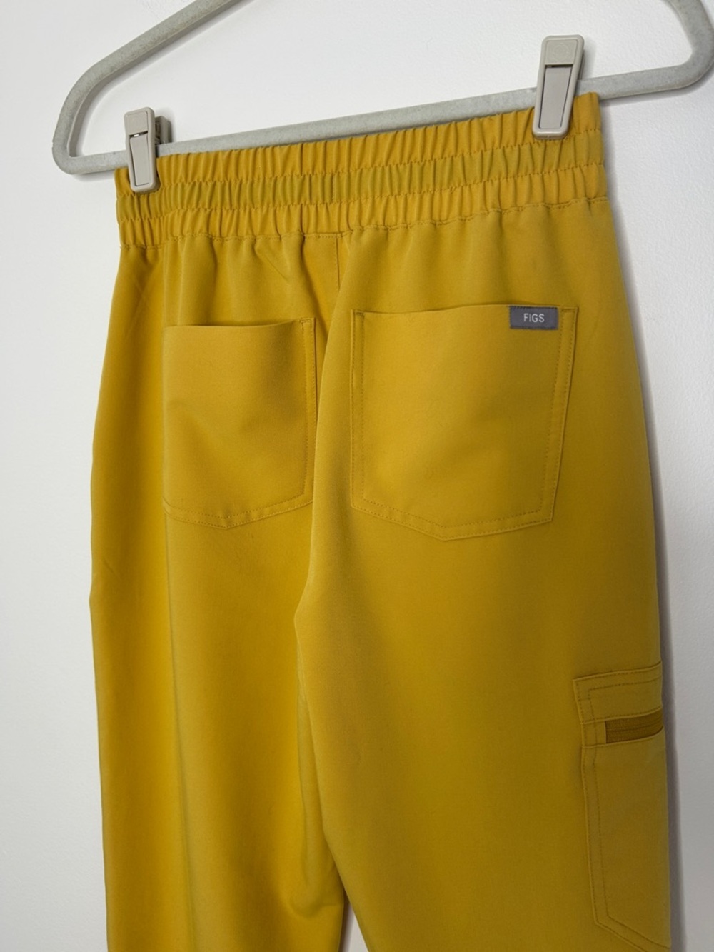 Zamora High-Rise Jogger Scrub Pant Gold Yellow Size XS Petite - Picture 7 of 9